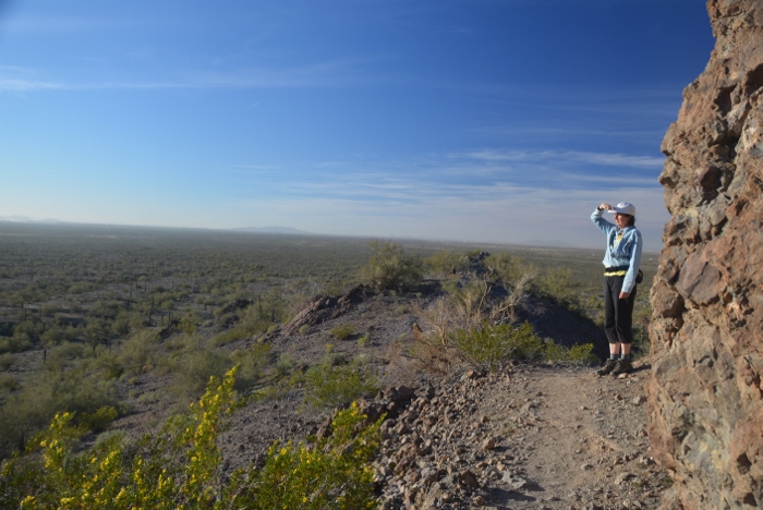 Looking west from the Sunset Trail